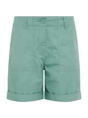 M&Co Green Cotton Poplin Shorts - Image 5 of 5