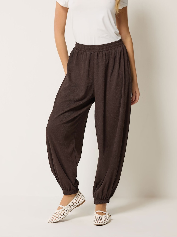 M&Co Brown Balloon Trousers - Image 1 of 5