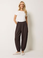 M&Co Brown Balloon Trousers - Image 2 of 5