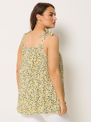 Yours Curve Yellow Cami Vest Top - Image 2 of 5