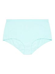 Yours Curve Blue Animal Print Full Briefs 5 Pack - Image 6 of 7