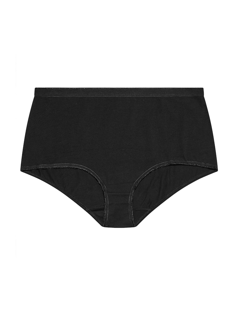 Yours Curve Blue Animal Print Full Briefs 5 Pack - Image 7 of 7