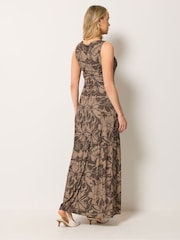 Long Tall Sally Brown Floral Maxi Dress - Image 3 of 5