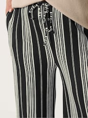 Yours Curve Black Wide Leg Trousers 2 Pack - Image 5 of 6