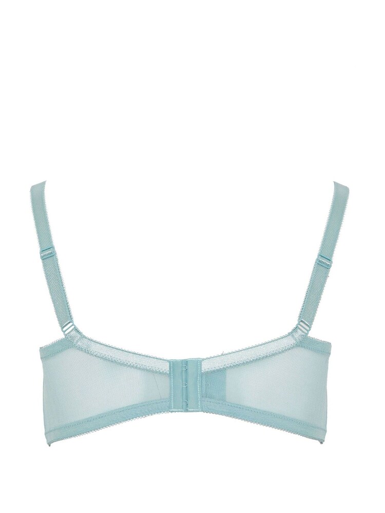 Yours Curve Blue Cotton Lace Trim Non Padded Non Wired Bralette 2 Pack - Image 9 of 9