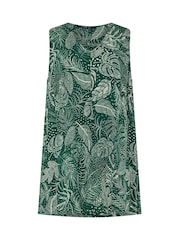 Yours Curve Green Cami Vest Top - Image 5 of 5
