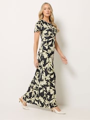 Long Tall Sally Black Twist Maxi Dress - Image 1 of 5