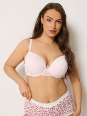 Yours Curve Grey 2 Pack Cotton Lace Underwired Non-Padded Bras - Image 3 of 9