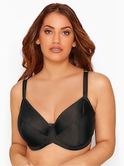Yours Curve Black Classic Underwired 2 Pack Bras - Image 2 of 8