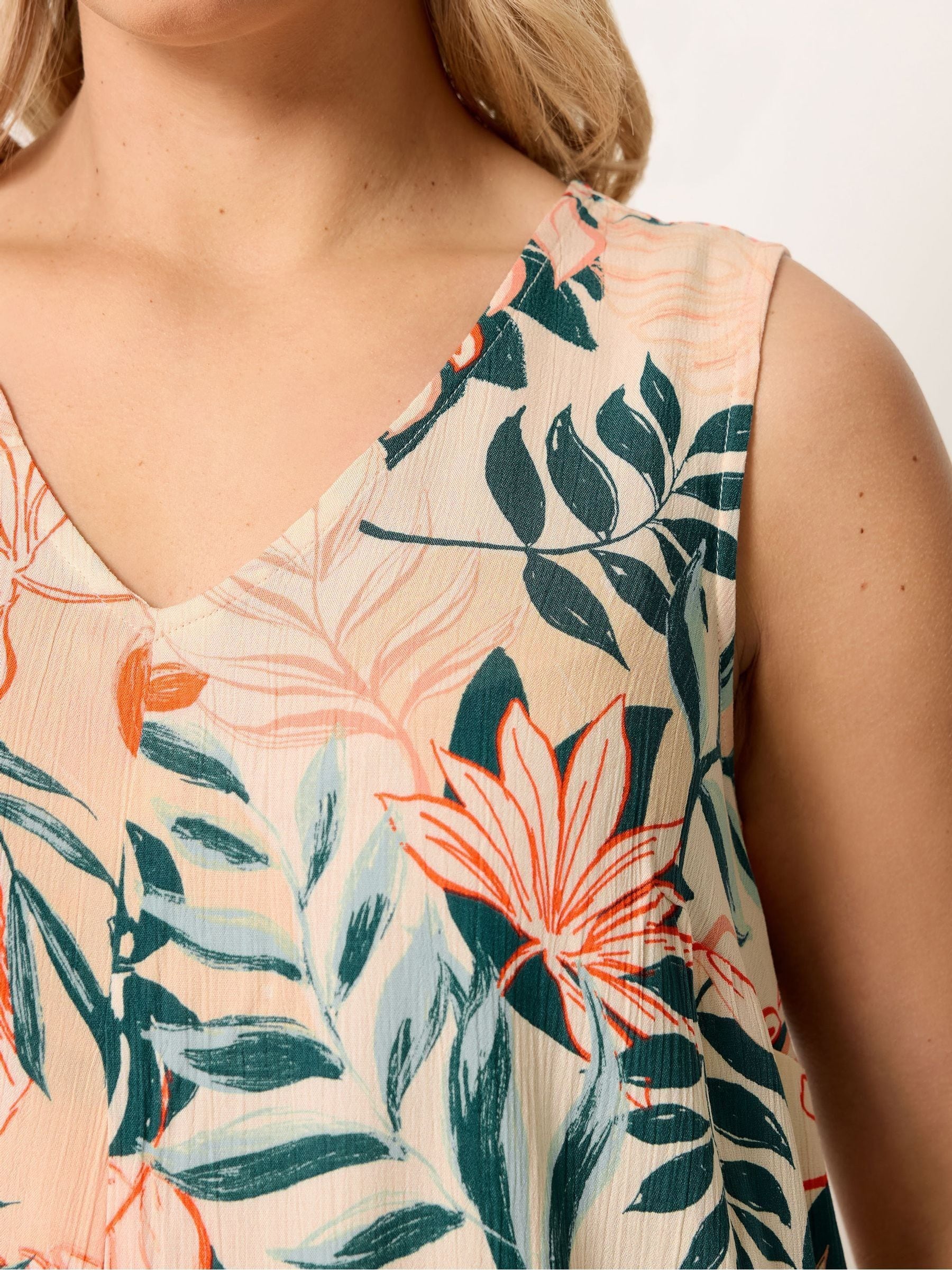 Buy Yours Curve Natural Cami Vest Top from Next Romania
