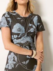 Long Tall Sally Brown Twist Maxi Dress - Image 4 of 5