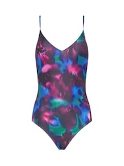 Long Tall Sally Black Dark Floral Swimsuit - Image 5 of 6