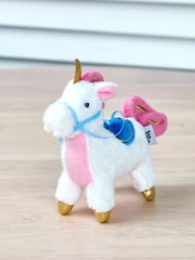 JoJo Maman Bébé Unicorn Matchbox Soft Toy - Image 3 of 4