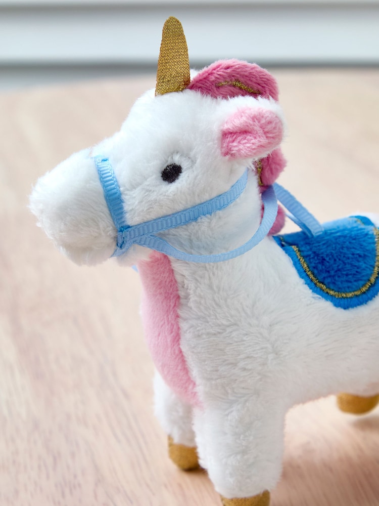 JoJo Maman Bébé Unicorn Matchbox Soft Toy - Image 4 of 4 JoJo Maman Bébé Unicorn Matchbox Soft Toy - Image 4 of 4