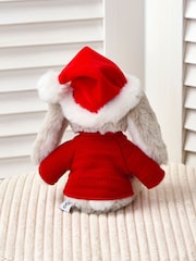 JoJo Maman Bébé My First Christmas Bunny Small Soft Toy Plushie - Image 3 of 4