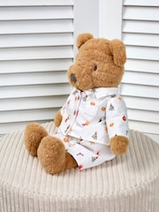 JoJo Maman Bébé Christmas Bear in PJs Soft Toys - Image 2 of 4