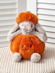 JoJo Maman Bébé Pumpkin Bunny Soft Toys - Image 1 of 4