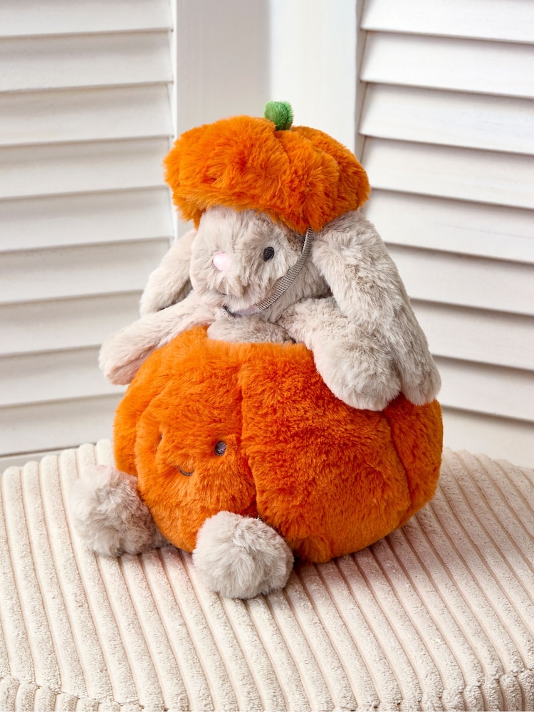 JoJo Maman Bébé Pumpkin Bunny Soft Toys - Image 2 of 4 JoJo Maman Bébé Pumpkin Bunny Soft Toys - Image 2 of 4