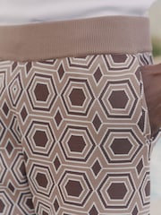 MAUVAIS Natural Monica Slim Knit in Beige Shorts - Image 7 of 8