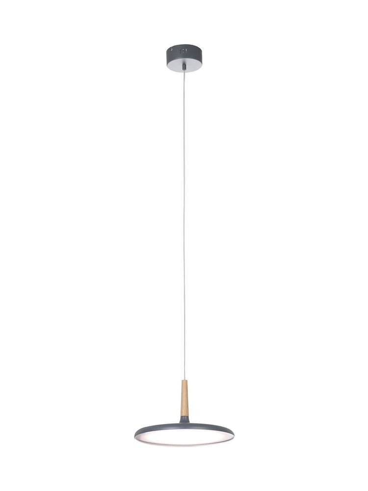 RUL LIGHTING Grey Bettina LED Metal Pendant - Image 5 of 5 RUL LIGHTING Grey Bettina LED Metal Pendant - Image 5 of 5