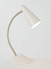 RUL LIGHTING Gold Cream Matias Metal Desk Light - Image 4 of 4