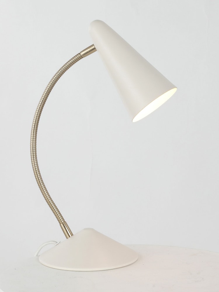 RUL LIGHTING Gold Cream Matias Metal Desk Light - Image 4 of 4 RUL LIGHTING Gold Cream Matias Metal Desk Light - Image 4 of 4