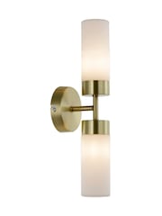 RUL LIGHTING GOLD Ellis Bathroom Metal & Glass Wall Light - Image 3 of 4