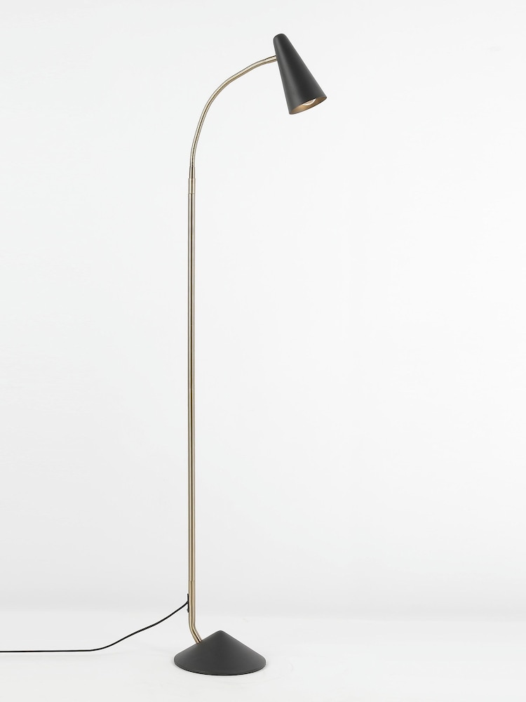 RUL LIGHTING Gold Black Matias Metal Floor Light - Image 4 of 4 RUL LIGHTING Gold Black Matias Metal Floor Light - Image 4 of 4
