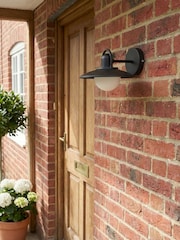 RUL LIGHTING Black Matte Kender Outdoor Metal Wall Light - Image 1 of 4