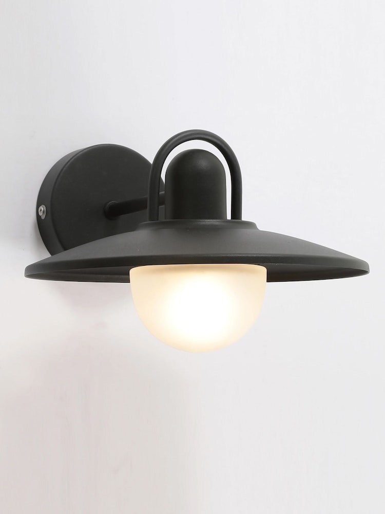 RUL LIGHTING Black Matte Kender Outdoor Metal Wall Light - Image 4 of 4 RUL LIGHTING Black Matte Kender Outdoor Metal Wall Light - Image 4 of 4