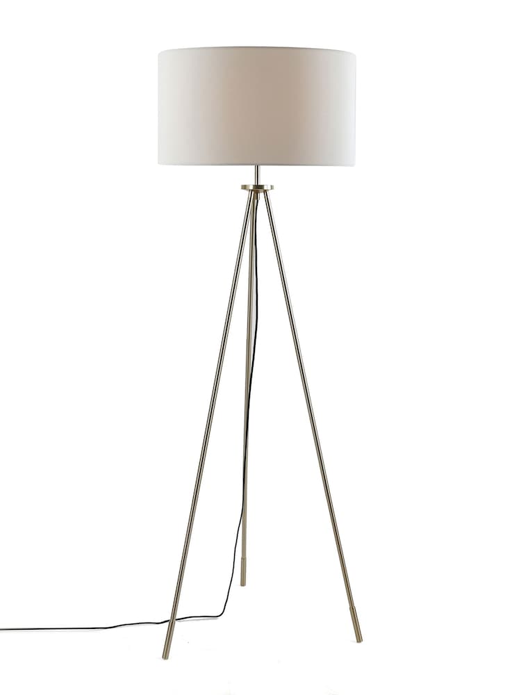 RUL LIGHTING GOLD Leah Metal Tripod Floor Lamp - Image 4 of 4 RUL LIGHTING GOLD Leah Metal Tripod Floor Lamp - Image 4 of 4