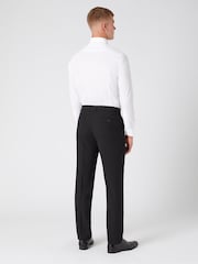 Remus Uomo Black Palucci Tapered Fit Stretch Suit Trousers - Image 2 of 6