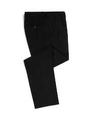 Remus Uomo Black Palucci Tapered Fit Stretch Suit Trousers - Image 6 of 6