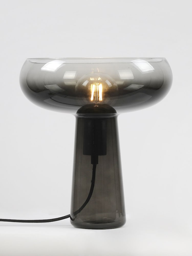 RUL LIGHTING Black Basel Glass Table Light - Image 4 of 4 RUL LIGHTING Black Basel Glass Table Light - Image 4 of 4