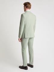 Remus Uomo Green Peppe Tapered Fit Stretch Suit Jacket - Image 3 of 6