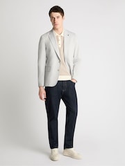 Boz - Remus Uomo Alto Tapered Fit Stretch Suit Jacket - 6şəkildən 2 şəkil