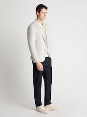 Boz - Remus Uomo Alto Tapered Fit Stretch Suit Jacket - 6şəkildən 4 şəkil