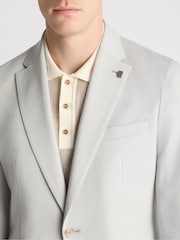 Boz - Remus Uomo Alto Tapered Fit Stretch Suit Jacket - 6şəkildən 5 şəkil