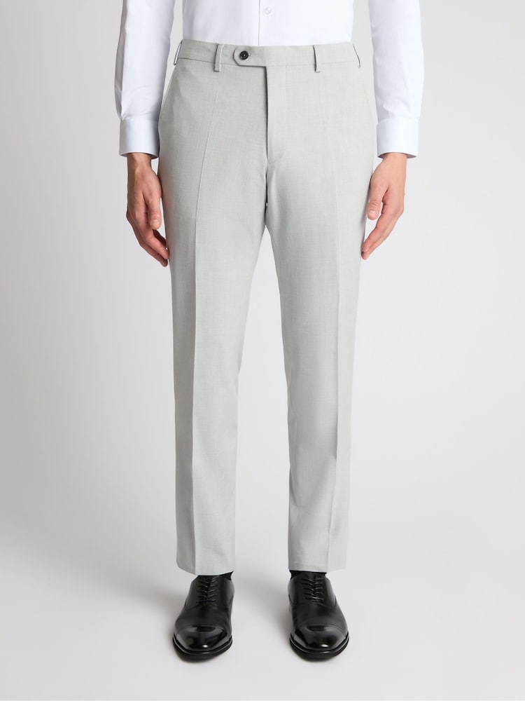 Remus Uomo Grey Palucci Tapered Fit Stretch Suit Trousers - Image 1 of 6