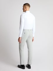 Remus Uomo Grey Palucci Tapered Fit Stretch Suit Trousers - Image 3 of 6