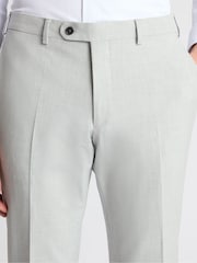 Remus Uomo Grey Palucci Tapered Fit Stretch Suit Trousers - Image 4 of 6