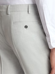 Remus Uomo Grey Palucci Tapered Fit Stretch Suit Trousers - Image 5 of 6