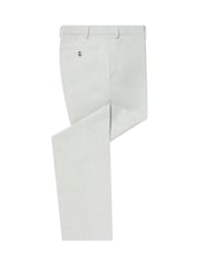 Remus Uomo Grey Palucci Tapered Fit Stretch Suit Trousers - Image 6 of 6