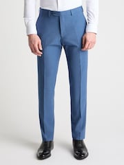 כחול  - Remus Uomo Peppe Tapered Fit Suit Trousers - תמונה 1 מתוך 6