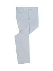 Azul - Pantalones de traje de lino de corte cónico Peppe de Remus Uomo - Imagen 6 de 6