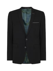 أسود - Remus Uomo Palucci Tapered Fit Stretch Suit Jacket - صورة 5 من 5
