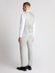 Remus Uomo Grey Palucci Tapered Fit Stretch Suit Waistcoat - Image 3 of 5