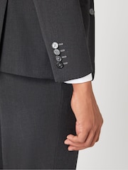 Remus Uomo Grey Palucci Tapered Fit Stretch Suit Jacket - Image 3 of 6