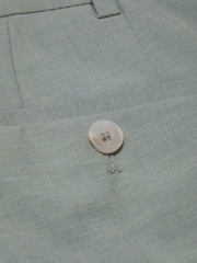 ירוק - Remus Uomo Peppe Tapered Fit Suit Trousers - תמונה 3 מתוך 3