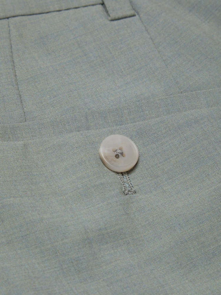 ירוק - Remus Uomo Peppe Tapered Fit Suit Trousers - תמונה 3 מתוך 3